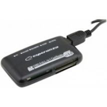 Esperanza EA117 lector de tarjeta USB 2.0 Negro