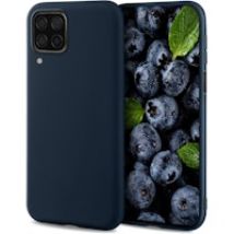 Lifestyle. Funda para Huawei P40 Lite, Azul Marino - Cover Carcasa de Silicona Líquida con Acabado M