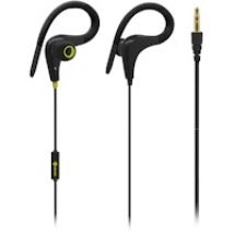 MySound Speak Fit Auriculares Alámbrico gancho de oreja Negro, Verde