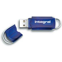 Integral 256GB USB2.0 DRIVE COURIER BLUE unidad flash USB USB tipo A 2.0 Azul, Plata