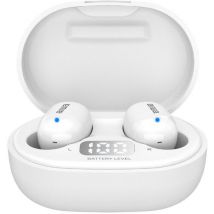 EBTW-150WT Auriculares Bluetooth Inalámbrico Intraurales Resistente al Agua Blanco