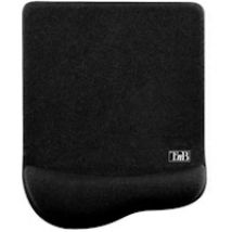 TNB ERGO-DESIGN - Alfombrilla de ratón con reposamuñecas de gel antimicrobiano - negro