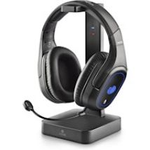 NGS GHX-600 Auriculares Inalámbrico y alámbrico Diadema Juego MicroUSB Negro