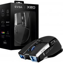 EVGA X20 ratón Ambidextro RF Wireless + Bluetooth + USB Type-A Óptico 16000 DPI