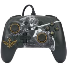PowerA HPAPWA0336 mando y volante Negro, Oro, Blanco Bluetooth/USB Gamepad Digital Nintendo Switch