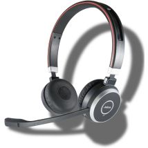 AGFEO Evolve 65 BT Duo Auriculares Inalámbrico Diadema Llamadas/Música Bluetooth Gris