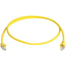 Telegärtner MP8 FS 600 LSZH-0,5 yellow cable de red Amarillo 0,5 m