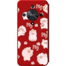 Funda Roja Huawei Honor Magic 6 Lite 5G Cerdos