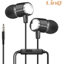 Kit Manos Libres Micrófono y Auriculares Intrauditivos Conector 3,5mm Negro