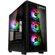 Kolink Observatory Y AMD SE ARGB Midi Tower Negro, Transparente