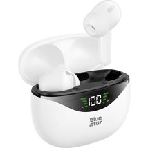Auriculares inalámbricos Control táctil impermeable IPX4 Blanco