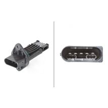 HELLA Luftmassenmesser 8ET 358 095-111 LMM,Luftmengenmesser MERCEDES-BENZ,C-Klasse Limousine (W203),C-Klasse T-modell (S203),M-Klasse (W163)