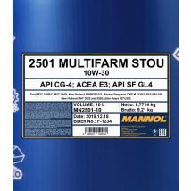 MANNOL Huile moteur 10W-30, Capacité: 10I MN2501-10