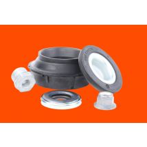 SNR Reparatursatz, Federbeinstützlager mit Schraubensatz KB655.07  RENAULT,NISSAN,CLIO II (BB0/1/2_, CB0/1/2_),TWINGO II (CN0_),KANGOO (KC0/1_)