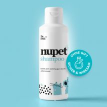 Dr. SAM nupet Shampoo 200ml - Fell- und Hautshampoo mit Geraniol für Hunde und Katzen - Rezeptur für widerstandsfähige Haut und seidig glänzendes Fell - Von Tierärzten entwickelt