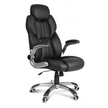 Ergodu Luxus Bürostuhl mit Verstellbarer Kopfstutze