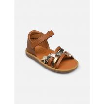 Sandales et nu-pieds Poppy Tresse Marron - Pom d Api - Disponible en 19