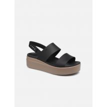 Crocs - Sandalias Crocs Brooklyn Low Wedge W - Negro - Talla 37 - 38