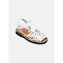 Minorquines - Sandalen Avarca Velcro - weiß - Größe 26