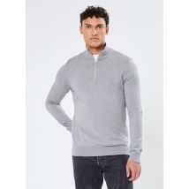 Selected Homme - Kleding Slhberg Half Zip Cardigan B Noos - Grijs - Maat M
