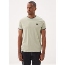 Fred Perry - Bekleidung Twin Tipped T-Shirt - Beige - Größe S