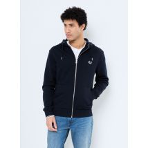 Kleding Hooded Zip Through Sweatshirt Blauw - Fred Perry - Beschikbaar in XXL