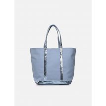 Sacs à main Cabas L Porte Epaule En Toile Coton Et Paillettes Bleu - Vanessa Bruno - Disponible en T.U