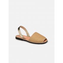 Minorquines - Sandalen Avarca Cuir Tressé Beige - beige - Größe 35