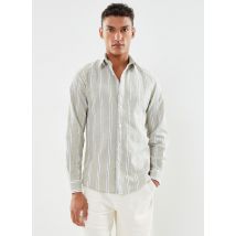 Selected Homme - Kleding Slhslimnew-Linen Shirt Ls W Noos - Grijs - Maat M