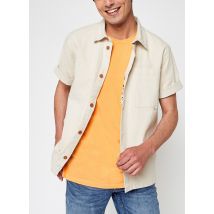 Casual Friday - Kleding Alvin Cotton Linen Relaxed Shirt - Beige - Maat L