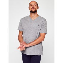 Polo Ralph Lauren - Kleding T-shirt classique en jersey à col en V 710708261 - Grijs - Maat S