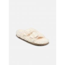 Colors of California - Furry slipper plastic buckle Bianco - Pantofole - Taglia 36