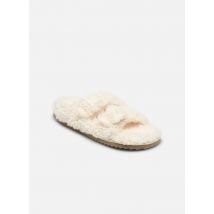 Colors of California - Pantuflas Furry slipper plastic buckle - Blanco - Talla 40