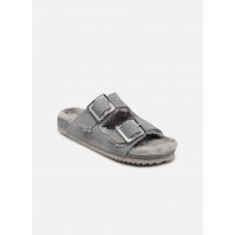 Colors of California - Hausschuhe Suede furry bio 2 buckles - grau - Größe 40