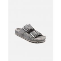 Colors of California - Pantuflas Suede furry bio 2 buckles - Gris - Talla 38