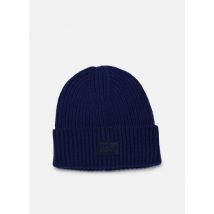 MOSS COPENHAGEN - Gorro Kara Badge Low Beanie - Azul - Talla T.U