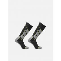 Head - Medias y Calcetines Head Unisex Ski V-Shape Kneehigh 2P Dark grey / Yellow - Negro - Talla 31 - 34