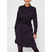 Selected Femme - Bekleidung Slfmerisa-Tonia Ls Short Shirt Dress B - schwarz - Größe 40