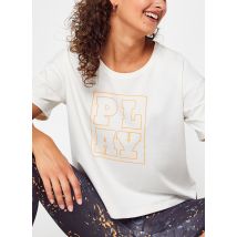 Only Play - Onpelius Ss Short Train Tee Bianco - Abbigliamento - Taglia L