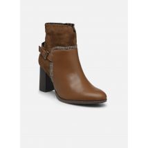Divine Factory - Boots en enkellaarsjes QL4728_CAMEL - Bruin - Maat 41