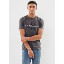 Calvin Klein Jeans - Kleding Seasonal Monologo Tee - Grijs - Maat XS