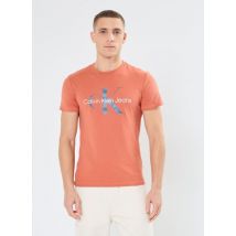 Calvin Klein Jeans - Ropa Seasonal Monologo Tee - Marrón - Talla XL