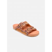 Colors of California - Clogs & Pantoletten Sandales en suede avec crochet multicolore HC.BIO303 - orange - Größe 36