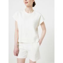 Vêtements Jcselma Ss Sweat Blanc - The Jogg Concept - Disponible en M