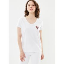 Pieces - Bekleidung PCNEW BILLY TEE FOIL KAC FC - weiß - Größe M