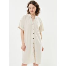 Pieces - Bekleidung PCVINSTY SS LINEN SHIRT DRESS - weiß - Größe S