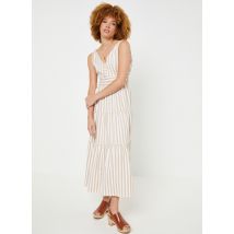 Y.A.S - Bekleidung Yasplaza Sl Long Dress S. - beige - Größe S