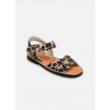Minorquines - Sandalen Avarca Boucle Cuir Léopard - braun - Größe 41