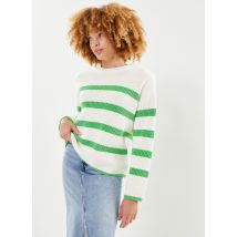 Selected Femme - Bekleidung Slfbloomie Ls Knit O-Neck Noos - weiß - Größe M