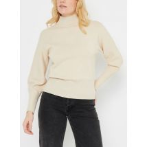 Selected Femme - Ropa Slfmerle Fyria Ls Knit Highneck B Camp - Beige - Talla XS